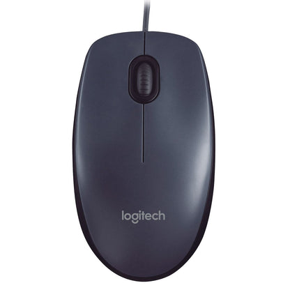 Logitech M90 HD Optical Mouse - Grey (2 Year Warranty Parallel Import)
