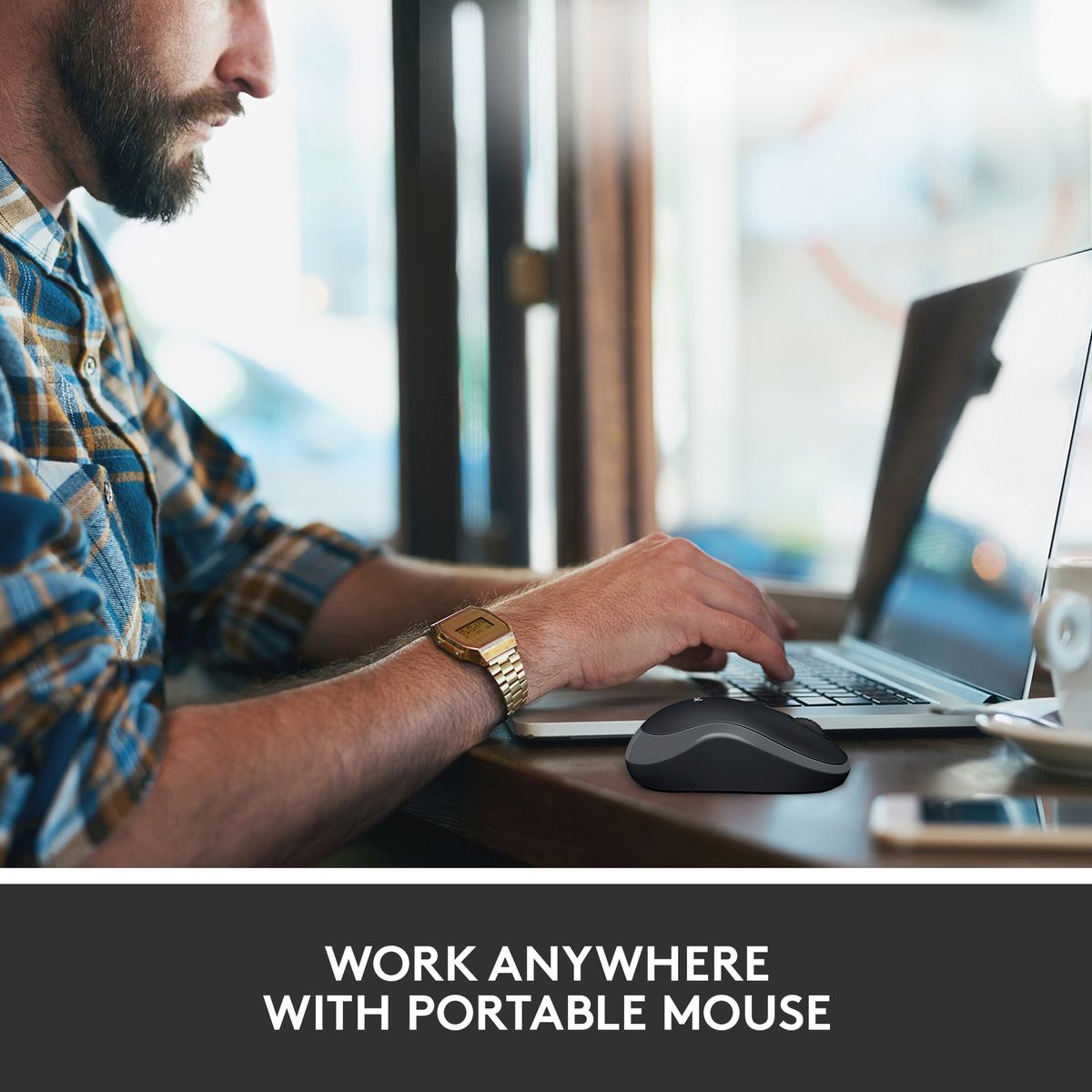 Logitech M185 Wireless Mouse, 2.4GHz with USB Mini Receiver (2 Year Warranty, Parallel Import)
