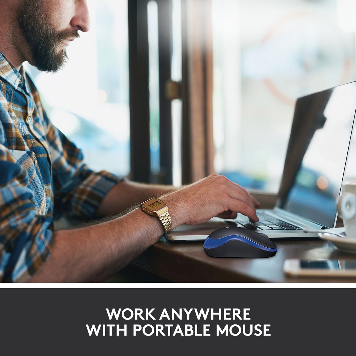 Logitech M185 Wireless Mouse, 2.4GHz with USB Mini Receiver (2 Year Warranty, Parallel Import)