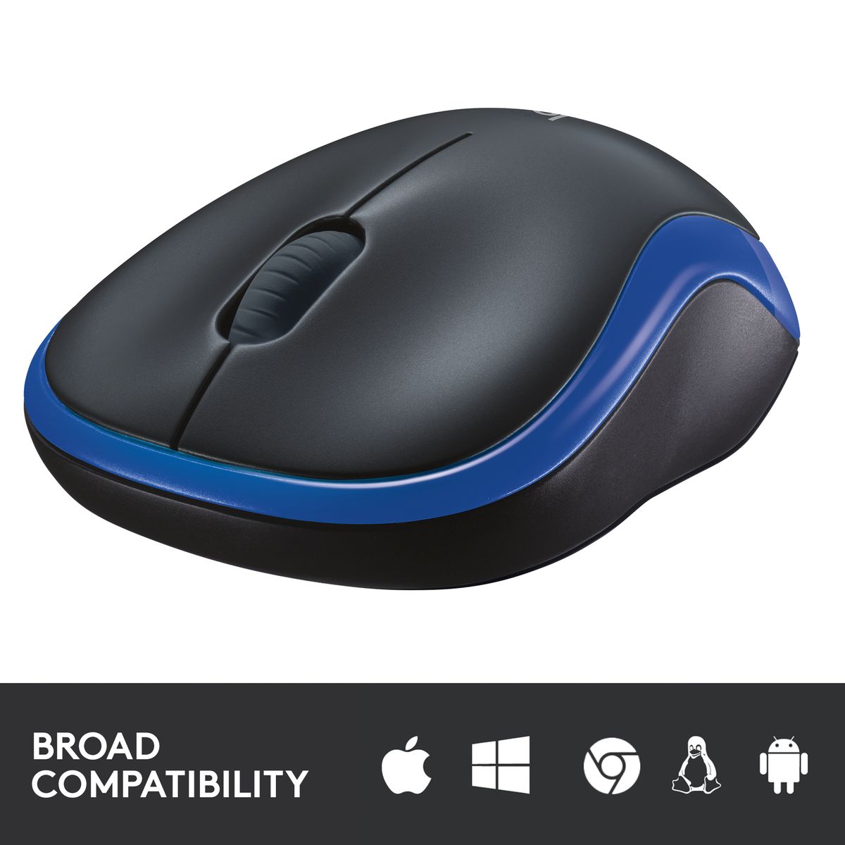 Logitech M185 Wireless Mouse, 2.4GHz with USB Mini Receiver (2 Year Warranty, Parallel Import)