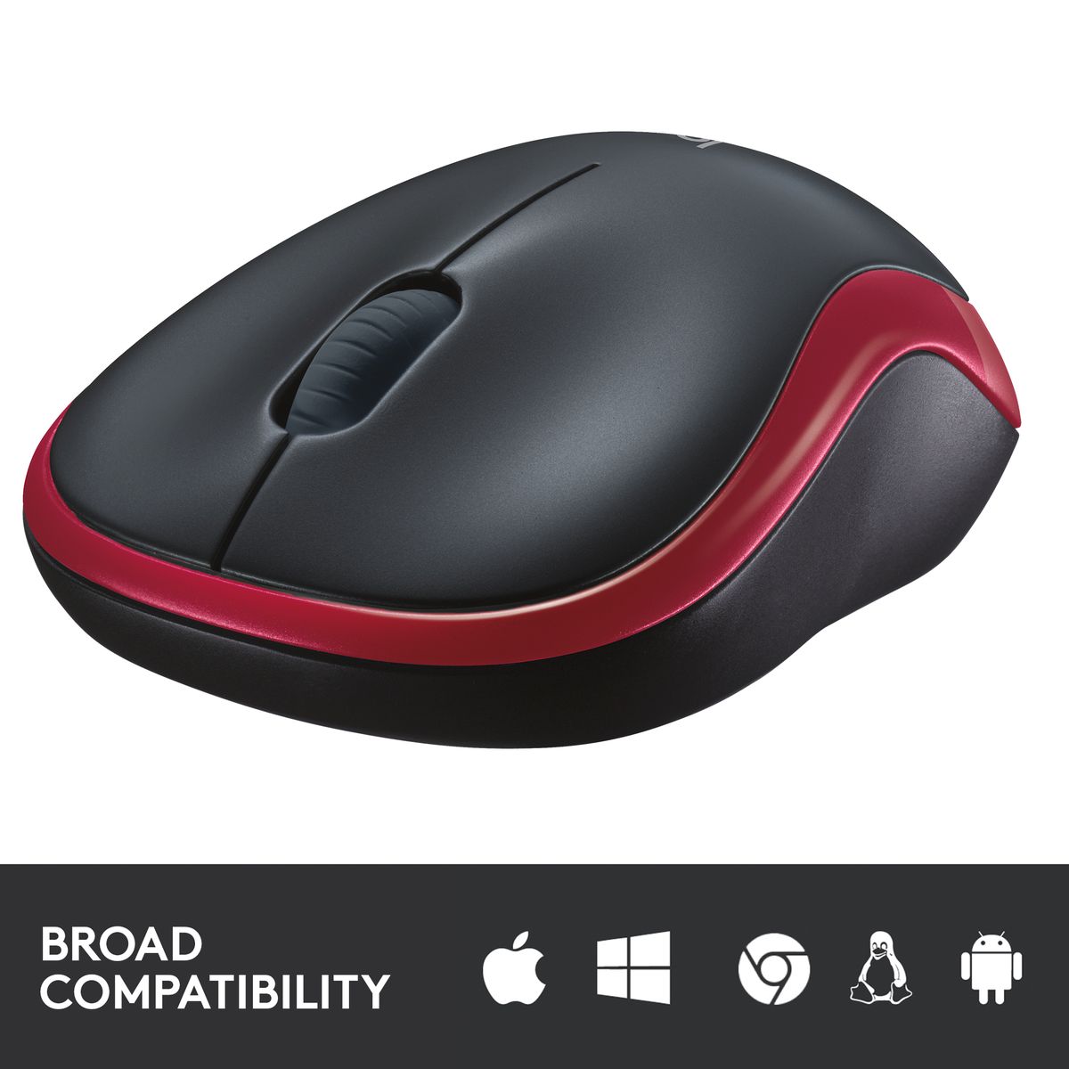 Logitech M185 Wireless Mouse, 2.4GHz with USB Mini Receiver (2 Year Warranty, Parallel Import)