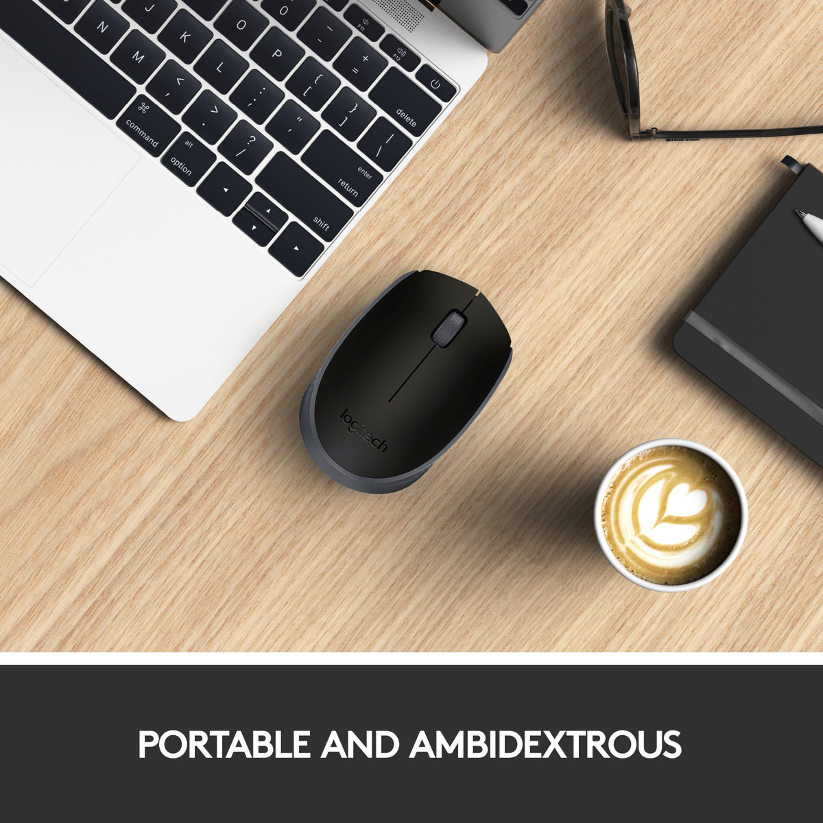 Logitech M171 Wireless Mouse with USB Nano Receiver - Ambidextrous (2 Year Warranty, Parallel Import)