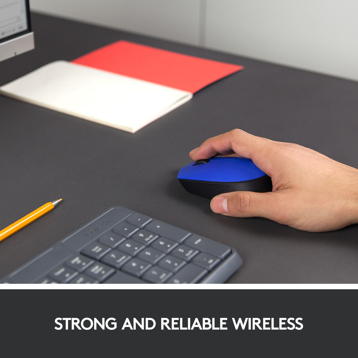 Logitech M171 Wireless Mouse with USB Nano Receiver - Ambidextrous (2 Year Warranty, Parallel Import)