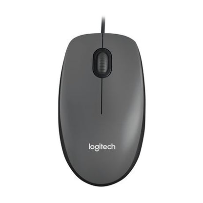 Logitech M100R Wired USB Optical Mouse (2 Year Warranty, Parallel Import)