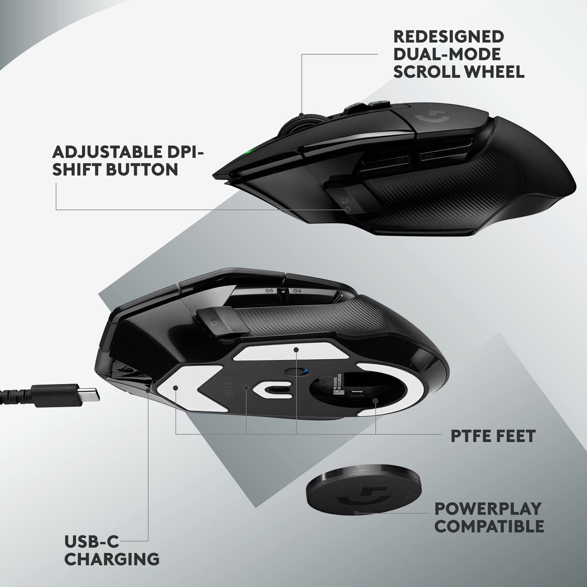 Logitech G502 HERO High Performance Wired Gaming Mouse - Black