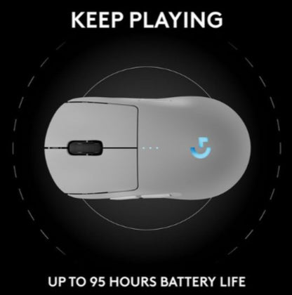 Logitech PRO 2 LIGHTSPEED Ambidextrous Wireless Gaming Mouse (2 Year Warranty, Parallel Import)