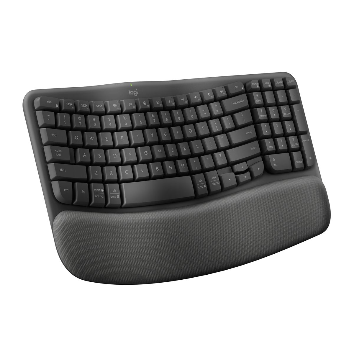 Logitech Wave Keys Wireless Ergonomic Keyboard (2 Year Warranty, Parallel Import)