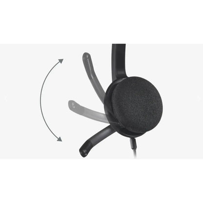 Logitech H340 USB Headset with Noise-Cancelling microphone (2 Year Warranty, Parallel Import)