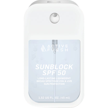 Active Fresh Pocket size Sunblock SPF 50 set of 2