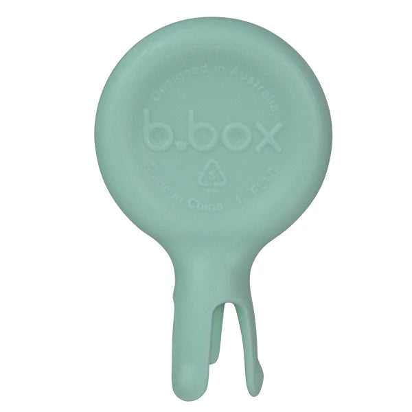 B.Box Mini Flork 3-pack showing three flower-shaped forks designed for kids' lunchboxes and snack containers.