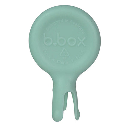B.Box Mini Flork 3-pack showing three flower-shaped forks designed for kids' lunchboxes and snack containers.