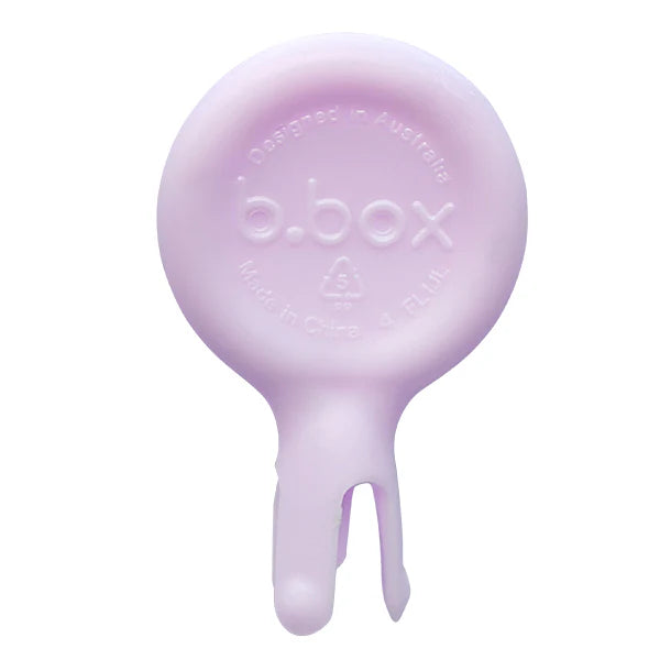B.Box Mini Flork 3-pack showing three flower-shaped forks designed for kids' lunchboxes and snack containers.