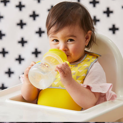 B.Box 240ml sippy cup with weighted straw and easy-grip handles, shown in a modern matte finish.