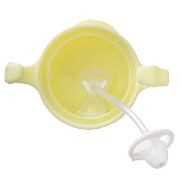 B.Box 240ml sippy cup with weighted straw and easy-grip handles, shown in a modern matte finish.