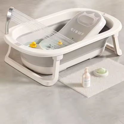 Babies-Up Crown Collapsible Baby Newborn Bathtub Thermometer With Seat