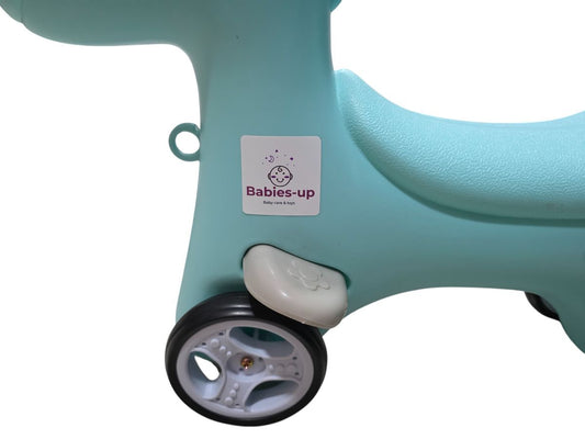 Babies-Up Rocking Dino Horse with Delight Music for Kids Age 3 in 1 Rocker