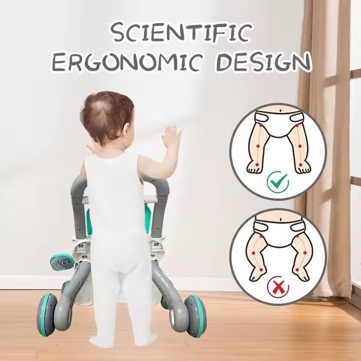 Babies-Up Baby/Toddler/Kids Music Walker - Multi-Functional & Anti-Rollover Design

Support your child's first steps with safety and fun! The Babies-Up Music Walker is a multi-functional walking assistant designed to help babies and toddlers develop balance and coordination while enjoying interactive music, lights, and learning features. With its anti-rollover base and entertainment panel, it turns walking practice into a joyful learning journey.