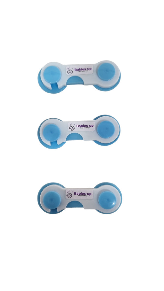 Babies-Up Cabinet/Fridge/Cupboard Lock Baby Proofing for Child Safety Set 3

Apply device to cabinets, fridges, and cupboards firmly press down the tape. Once done let the tape sit there for 42 Hours to get great firm stickiness to the surface.

Baby Cabinet Lock Baby Proofing for Child Safety Child Proof Safety Cabinet Locks for Babies