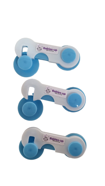 Babies-Up Cabinet/Fridge/Cupboard Lock Baby Proofing for Child Safety Set 3

Apply device to cabinets, fridges, and cupboards firmly press down the tape. Once done let the tape sit there for 42 Hours to get great firm stickiness to the surface.

Baby Cabinet Lock Baby Proofing for Child Safety Child Proof Safety Cabinet Locks for Babies
