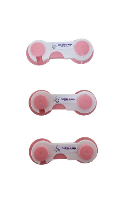 Babies-Up Cabinet/Fridge/Cupboard Lock Baby Proofing for Child Safety Set 3

Apply device to cabinets, fridges, and cupboards firmly press down the tape. Once done let the tape sit there for 42 Hours to get great firm stickiness to the surface.

Baby Cabinet Lock Baby Proofing for Child Safety Child Proof Safety Cabinet Locks for Babies