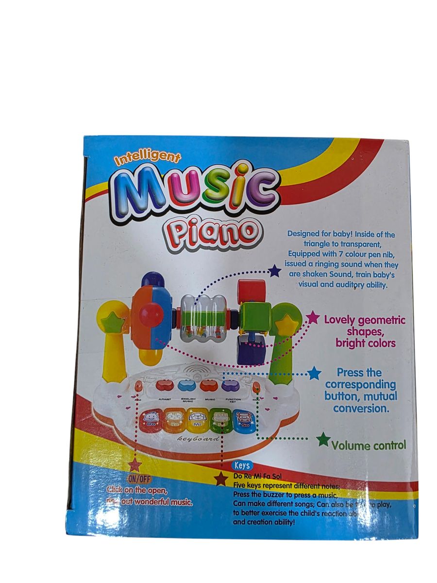 Babies-Up Multi Functional Piano Toy Musical and Educational Toy

The babies-up 3-in-1 multi-functional electronic musical keyboard toy is an engaging and educational toy designed to introduce babies to the joy of music and learning. Perfect for nurturing creativity and sensory development, this vibrant toy is a wonderful companion for early childhood play.