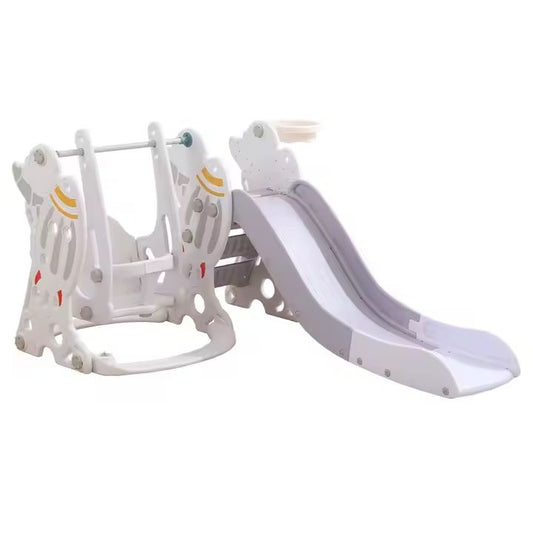 Babies-Up Toddler & Baby 3-in-1 Swing & Slide with Basketball Set

Bring the playground home with the Babies-Up 3-in-1 Swing & Slide Set, specially designed for babies and toddlers to enjoy safe, active play indoors or outdoors. This fun-filled playset includes a gentle toddler swing, a smooth, sturdy slide, and a built-in basketball hoop-perfect for encouraging physical development, coordination, and endless fun!