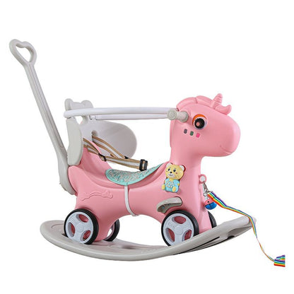 Babies-Up is Introducing Our Enchanting Unicorn Rocking Horse with Music!

Suitable for children aged 1-2yrs.

Experience the magic of playtime with our multi-functional Unicorn Rocking Horse- a delightful companion designed to ignite your child's imagination and provide endless hours of fun!

Featuring a whimsical unicorn design, this versatile toy offers a range of exciting features and benefits: