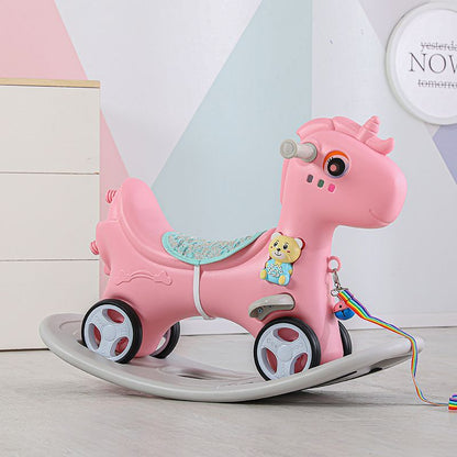 Babies-Up is Introducing Our Enchanting Unicorn Rocking Horse with Music!

Suitable for children aged 1-2yrs.

Experience the magic of playtime with our multi-functional Unicorn Rocking Horse- a delightful companion designed to ignite your child's imagination and provide endless hours of fun!

Featuring a whimsical unicorn design, this versatile toy offers a range of exciting features and benefits: