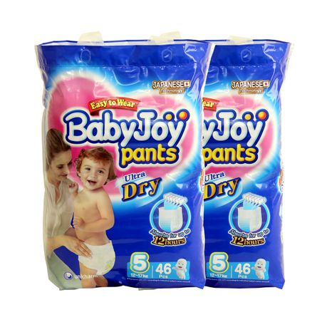BabyJoy Pants Size 5 Diapers Double Pack