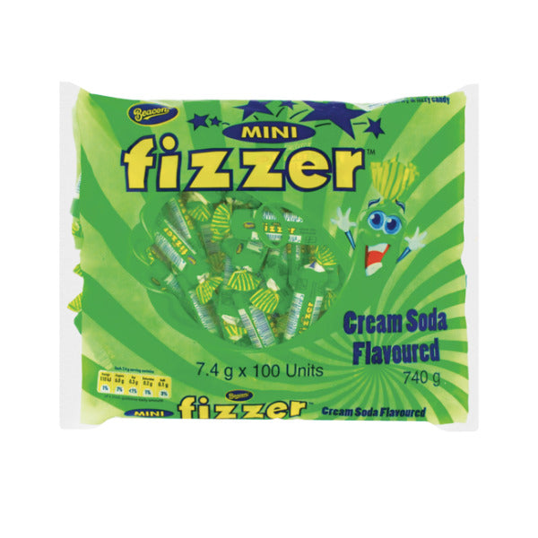 Beacon- 100 Mini Fizzer Cream Soda Flavoured Sweets