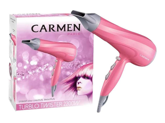 Carmen Turblo Hairdryer - Pink