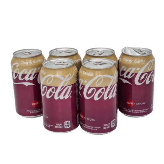 Cherry Vanilla Flavoured Coca-Cola Coke Case of 12