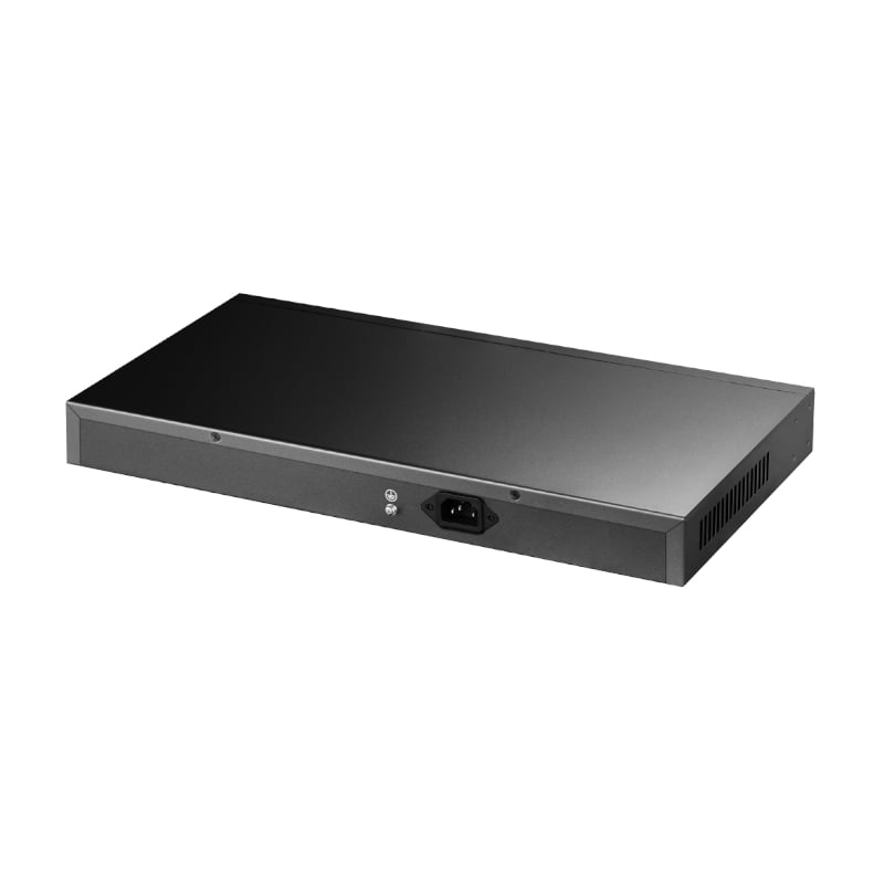 The Cudy GS1028PS2 26-Port Gigabit PoE+ Switch offers the forwarding capacity to simultaneously process traffic on all ports at a line rate without any packet loss. It supports a switching capacity of up to 56Gbps and features 24 PoE ports and 2 SFP combo ports.

The 26 port switch supports 300W total PoE power and up to 30W for one PoE port. For additional protection, it features power auto-detection for devices. This feature will not burn non-standard PoE devices or normal PoE switches. A VLAN mode helps 