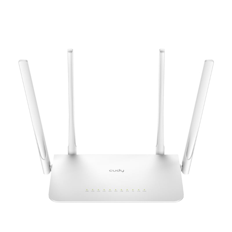 Get a stable and high-speed connection with the Cudy AC1200 Gigabit Dual Band Smart WiFi Router. With wireless speeds of up to 1.2Gbps and Gigabit LAN, the AC1200 Gigabit Dual Band Router provides a better experience for online gaming and HD video streaming.

It comes with the latest Wi-Fi standard 802.11ac streaming speeds and can run applications at triple the speed of the previous routers. The powerful dual-core CPU ensures smooth 4K UHD streaming to smart TVs, mobile devices and gaming consoles without 