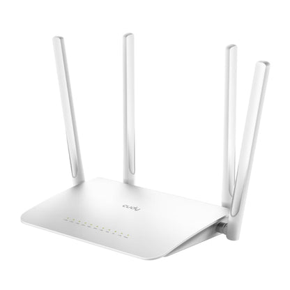 Get a stable and high-speed connection with the Cudy AC1200 Gigabit Dual Band Smart WiFi Router. With wireless speeds of up to 1.2Gbps and Gigabit LAN, the AC1200 Gigabit Dual Band Router provides a better experience for online gaming and HD video streaming.

It comes with the latest Wi-Fi standard 802.11ac streaming speeds and can run applications at triple the speed of the previous routers. The powerful dual-core CPU ensures smooth 4K UHD streaming to smart TVs, mobile devices and gaming consoles without 
