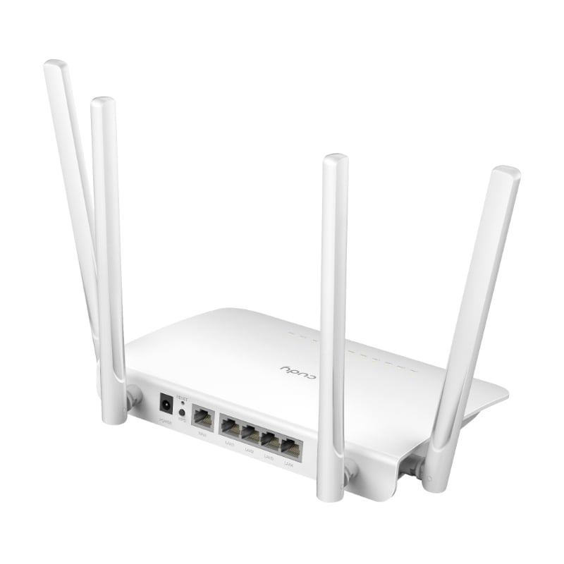 Get a stable and high-speed connection with the Cudy AC1200 Gigabit Dual Band Smart WiFi Router. With wireless speeds of up to 1.2Gbps and Gigabit LAN, the AC1200 Gigabit Dual Band Router provides a better experience for online gaming and HD video streaming.

It comes with the latest Wi-Fi standard 802.11ac streaming speeds and can run applications at triple the speed of the previous routers. The powerful dual-core CPU ensures smooth 4K UHD streaming to smart TVs, mobile devices and gaming consoles without 