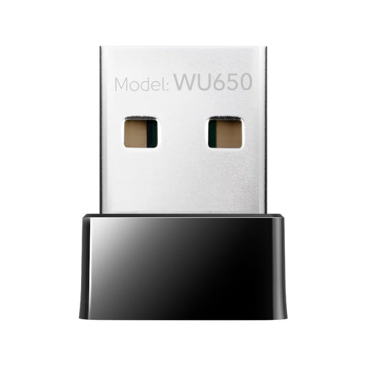 Stay connected with the Cudy WU650 650Mbps Wi-Fi Dual Band USB Adapter. Designed for efficiency and performance, this compact-sized Wi-Fi adapter is lightweight, sleek and portable. It features a USB 2.0 connection and comes with the latest Wi-Fi standard – 802.11ac. This allows the Cudy WU650 to run applications at triple the speed of the 802.11n devices.

It also comes with selectable dual-band technology, giving you access to 2.4GHz and 5Ghz network bands. The 2.4GHz band provides extremely long-range pe