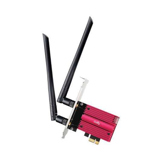 Built in with the latest Bluetooth 5.2 technology, the Cudy AX5400 Tri-Band Wi-Fi 6 PCI Express Adapter can achieve 2× faster speed and 4× broader coverage than on Bluetooth 4.2. Easily connect as many devices as you want, including game controllers, headphones, and keyboards, to enjoy a smoother experience than ever before.&nbsp;Everyone knows that lower latency is essential to gaming success. The revolutionary OFDMA reduces lag by up to 75% to increase your response time. Enjoy ultra-responsive real-time 