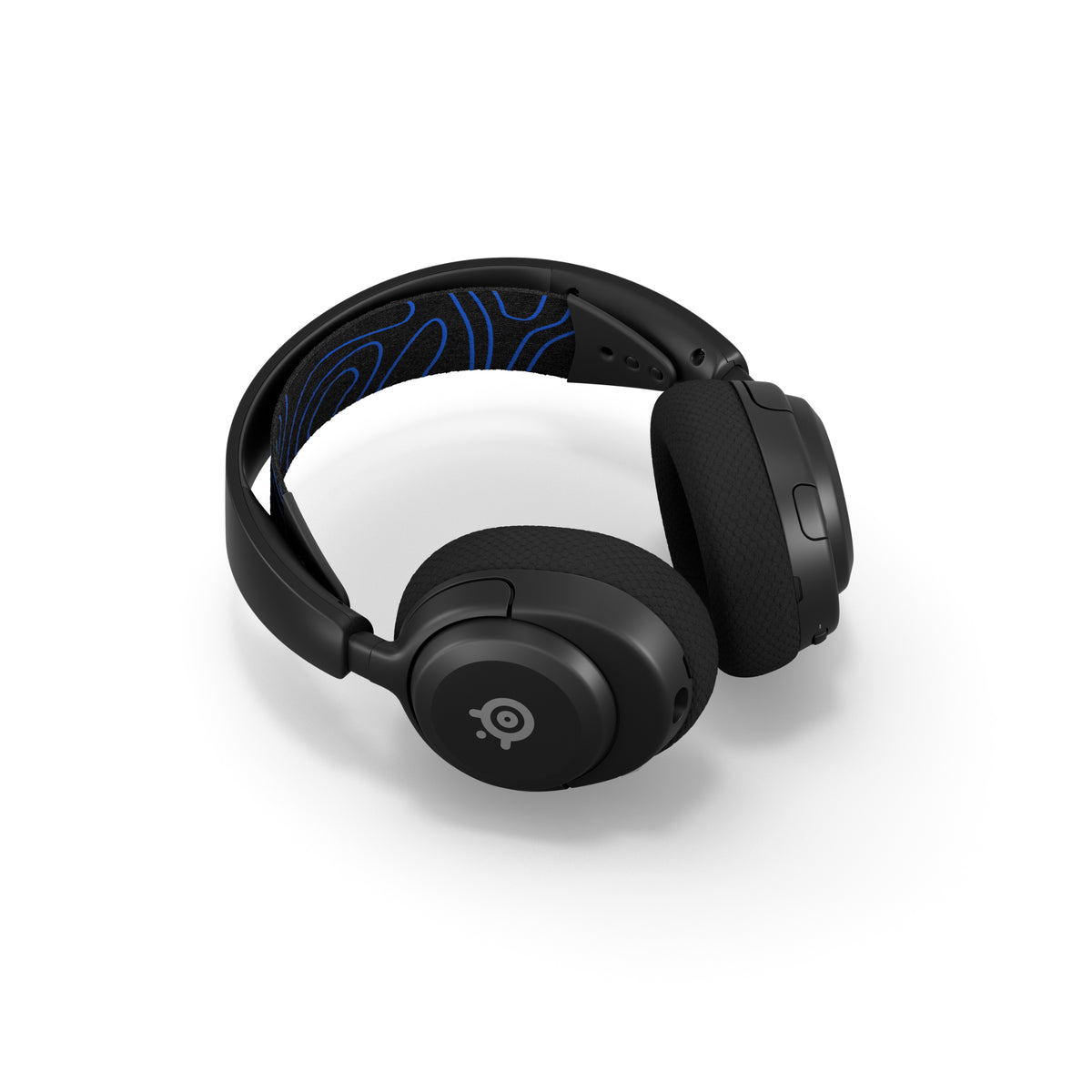 SteelSeries Arctis Nova 5P Wireless Gaming Headset in black, showing the retractable ClearCast mic and USB-C dongle.