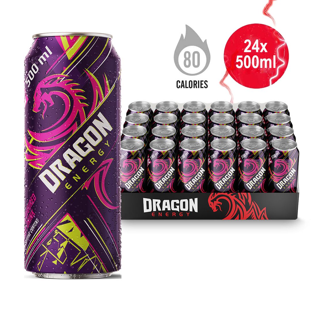 Dragon Energy Drink - Xtreme Berry (24x500ml)