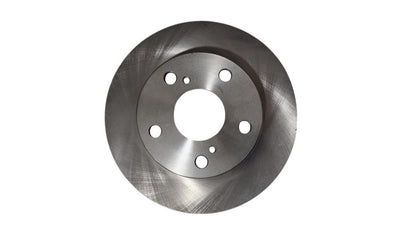 A front ventilated brake disc by Dunlop, typically used in Toyota Hilux vehicles.

Dunlop Brake Disc Front Ventilated Set Toyota Compatible with Hilux 4x2, 2.5, 2.7D Raider

Measurements in MM

Height - 58.50mm
Diameter - 257.00mm
C Spigot Diam - 62.00mm
TH - 28.00mm
TH MIN - 26.00mm
Number of Holes - 5
Of hole MM -14.50mm
Weight - 5.910kg