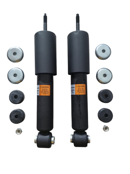 Dunlop Shock Absorbers Front Volkswagen Kombi Microbus IV T4 1990-2004 Pair

The Dunlop Shock Absorbers designed for the front of the VW Kombi Microbus IV T4 model manufactured between 1990 and 2004 are engineered to provide enhanced stability, control, and comfort for the vehicle's suspension system. These shock absorbers aim to deliver a smoother ride by effectively dampening vibrations and minimizing the impact of road irregularities, such as bumps and uneven surfaces.

Crafted with quality materials and