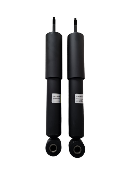 Dunlop front shock absorber pair for Toyota Hilux P690 4WD and 2WD RAID (1998–2005). Provides enhanced stability, control, and ride comfort. Durable design for reliable front suspension performance on and off road.

&nbsp;1 x Dunlop Shock Absorber Front Toyota Hilux P690 4WD 2WD RAID 98-05 Per Pair