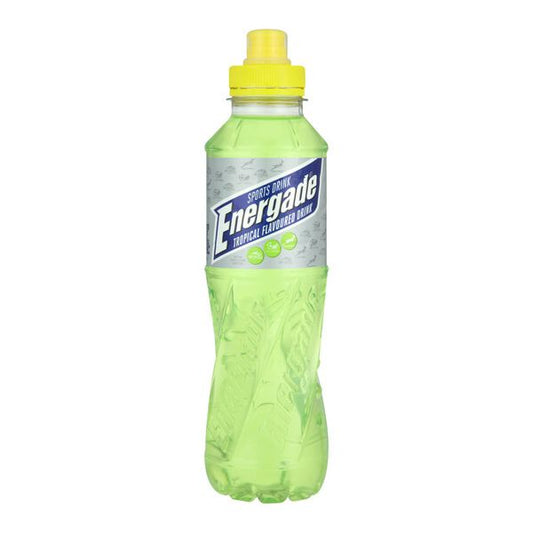 Energade Energy Sport Drink Tropical - 24 x 500ml

Energade sport performance range has been developed to deliver a rapidly available &amp; effective source of carbohydrates &amp; electrolytes.

Replenish ids &amp; minerals lost through sport and exercise.