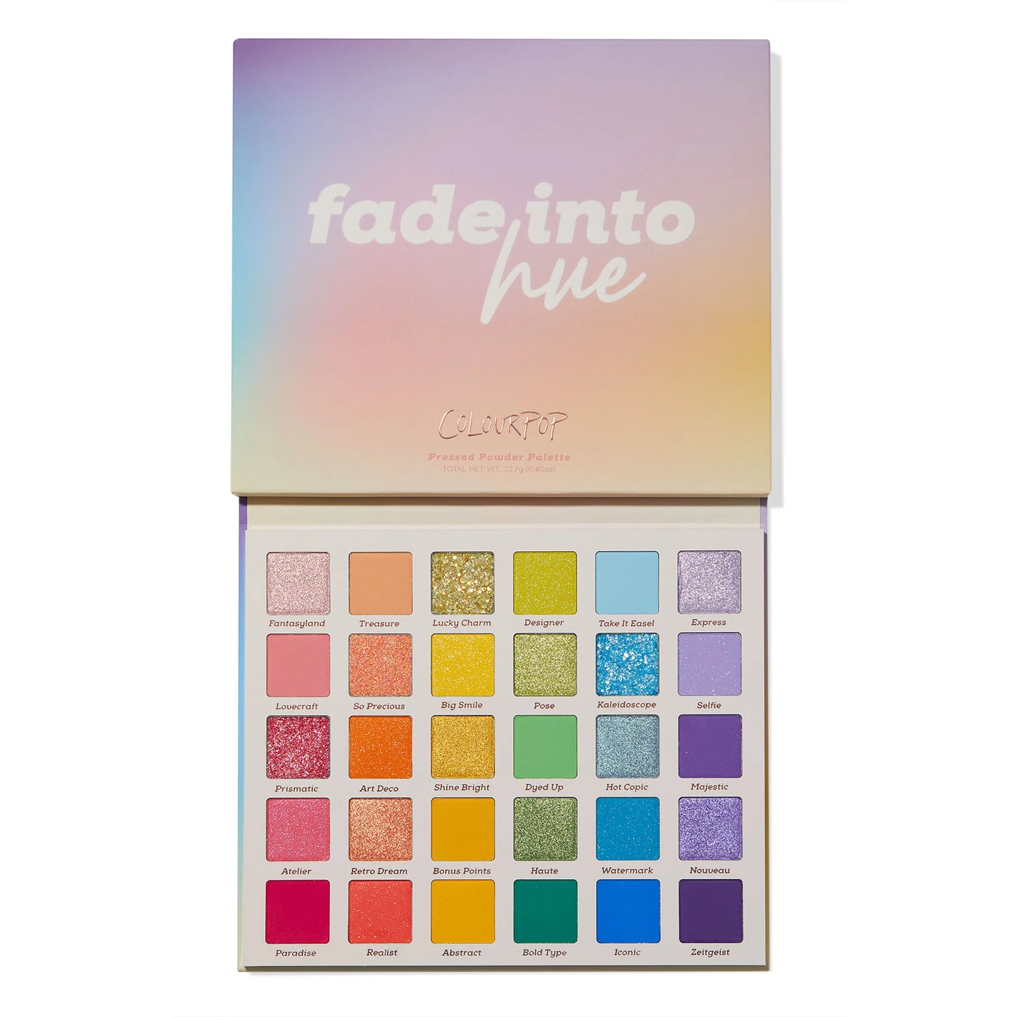 ColourPop fade into hue- shadow palette