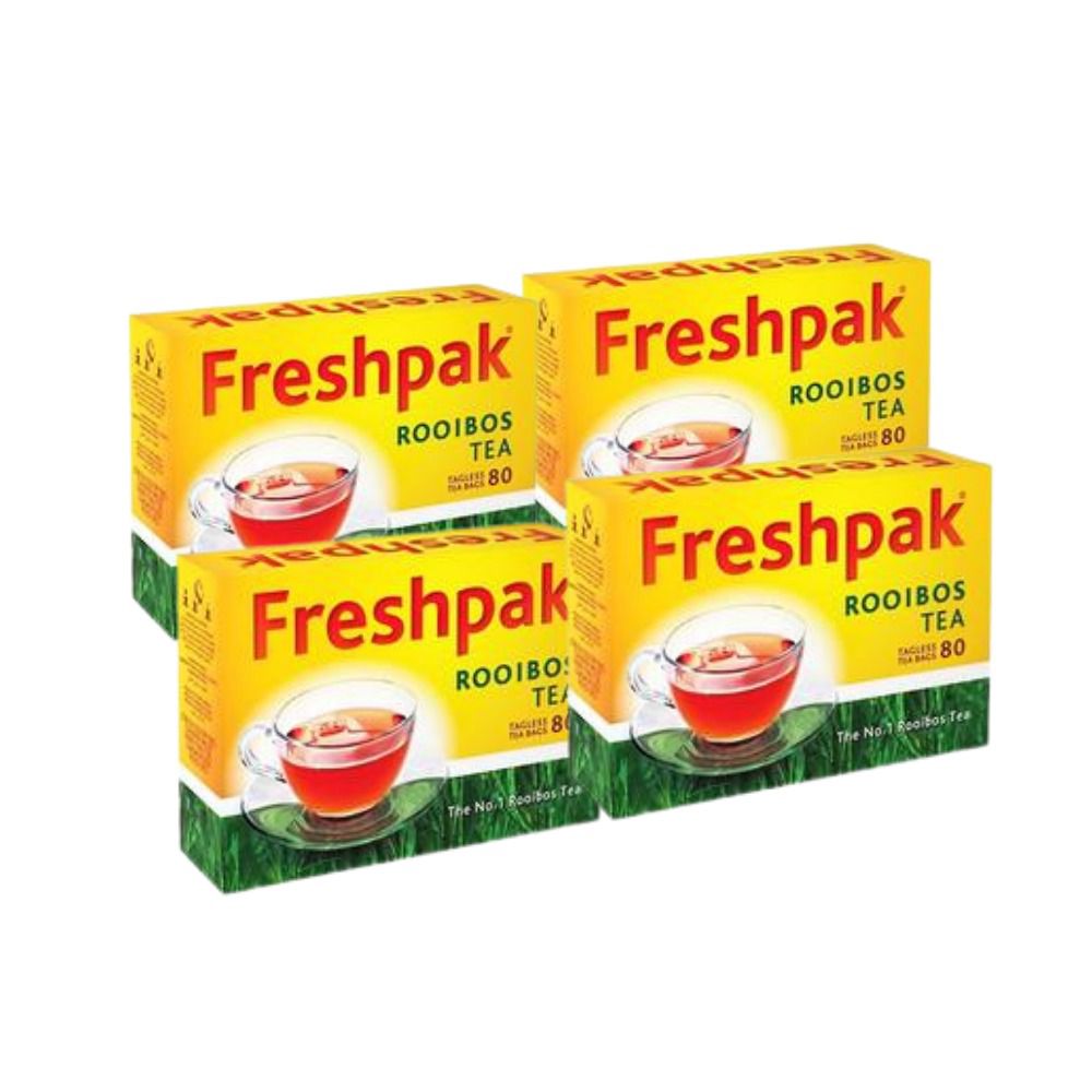 Freshpak Ranfe Freshpak Rooibos Tagless Teabags 80s-Pack of 4 – HeadsUp-SA