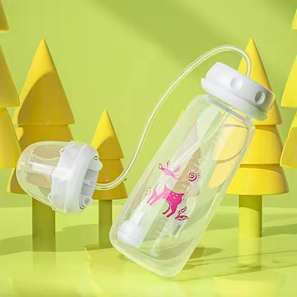 Babies-Up Hands-Free Baby Bottle 240ml, Anti-Colic Feeding Bottle
