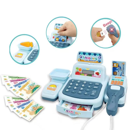 Kids-Up Toys Cash Register Cash Register Toy Set Pretend Play Cash Register