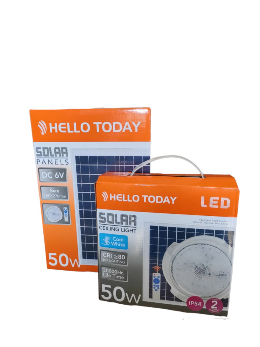 Hello Today Solar Ceiling Light 50w