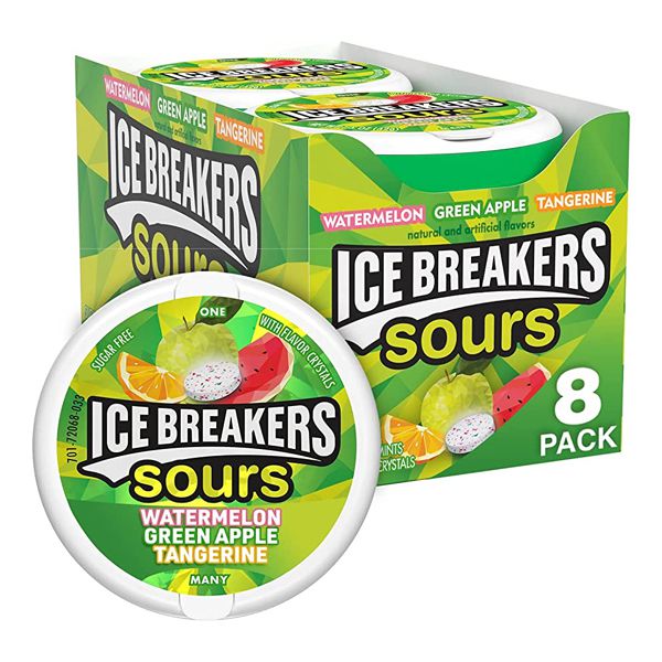 Ice Breakers Cool Mint Sugar Free Breath Mints Box - 340g
